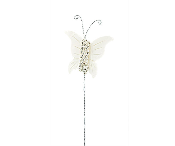 FARFALLA MADREPERLA ARGENTO
