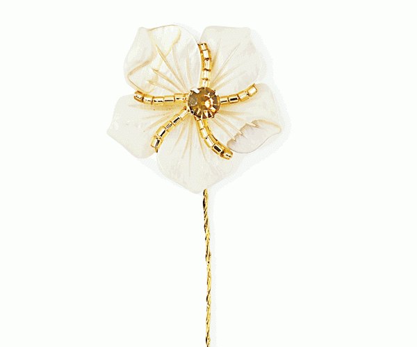 FIORE MADREPERLA ORO