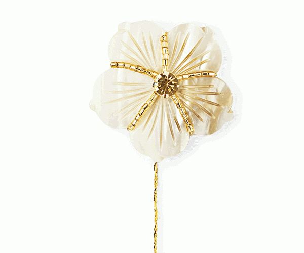 FIORE MADREPERLA ORO
