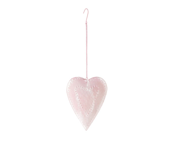 CUORE DA APPENDERE LATTA ROSA