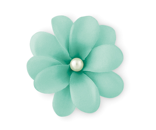 FIORE CON PERLA+MOLLETTA ACQUA