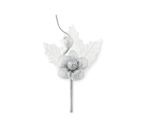 FIORE CON BACCA ARGENTO