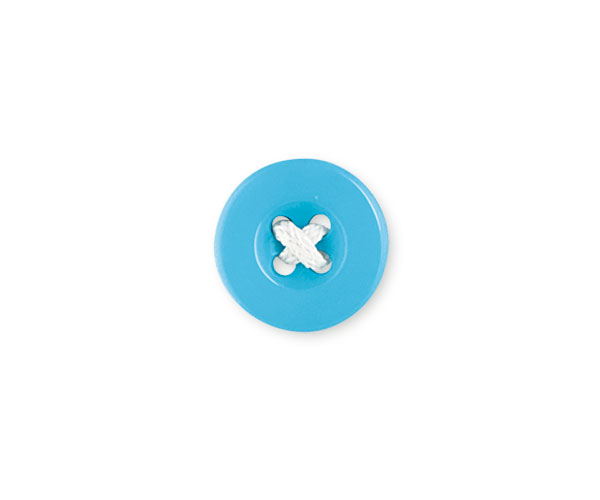 SET 6 BOTTONI AZZURRI STICKER 