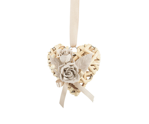 CUORE CON ROSA JUTA